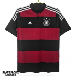 Německo 2014 Retro Venkovní Dres Krátký Rukáv Německo 2014 Retro Venkovní Dres Krátký Rukáv